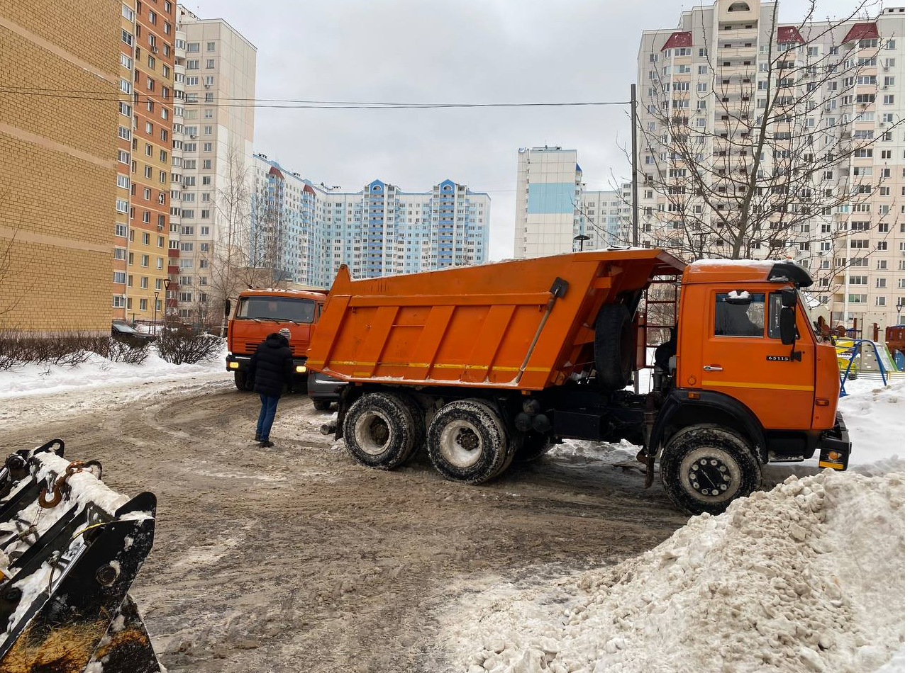 В Краснознаменске назвали адреса, где уберут снег