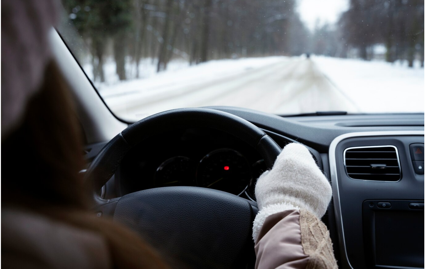 В условиях низких температур госавтоинспекторы призывают водителей быть предельно внимательными