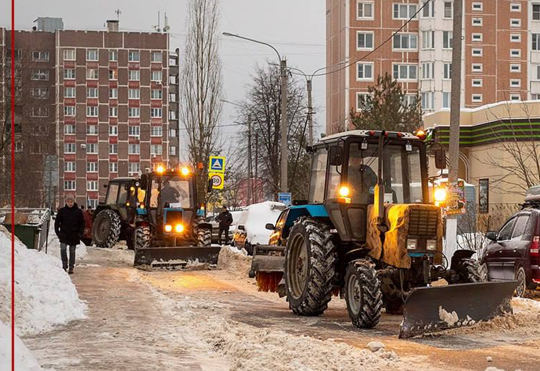 Коммунальные службы Электростали продолжают активную уборку снега в Северном микрорайоне