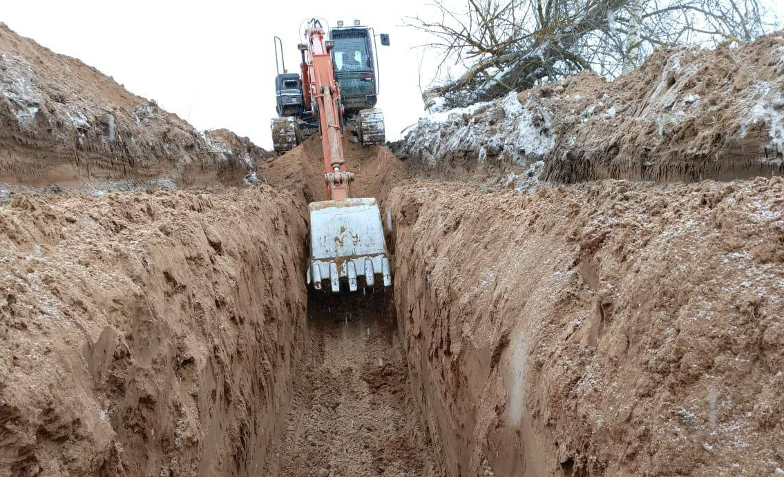 В деревне Жуково приступили к строительству нового водопровода