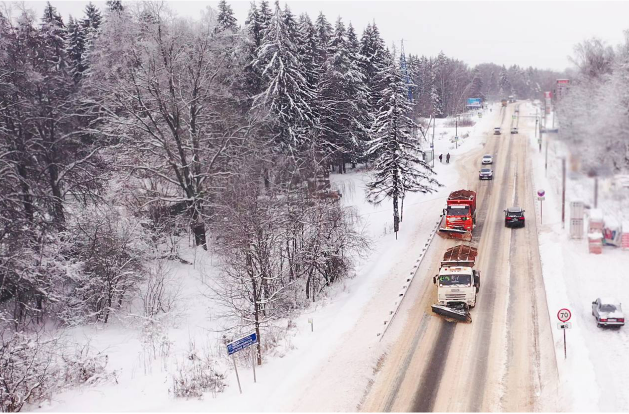 На Можайском шоссе в сторону Москвы наблюдаются затруднения в движении