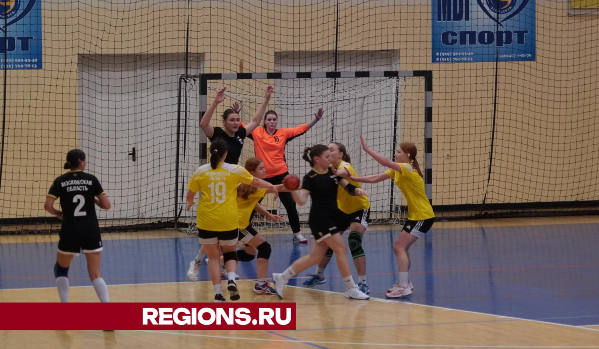 Егорьевские гандболисты стали пятикратными чемпионами области