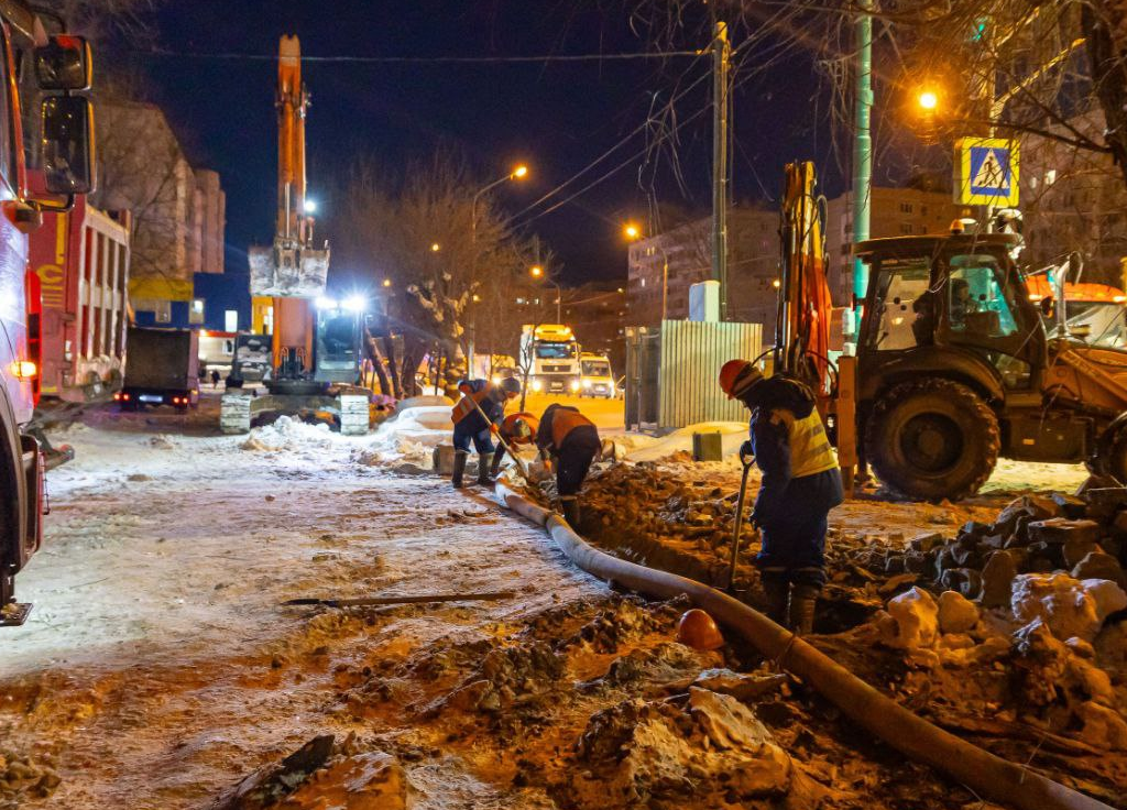 Насосную станцию для перекачки вод установили в городе Куровское