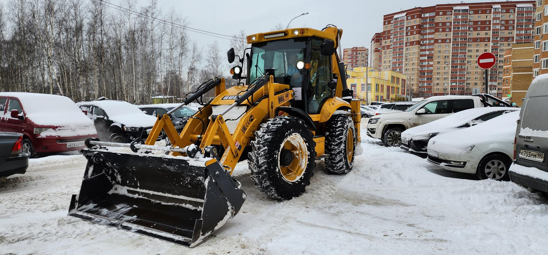 За выходные более 1,5 тысяч кубометров снега было вывезено из Раменского округа