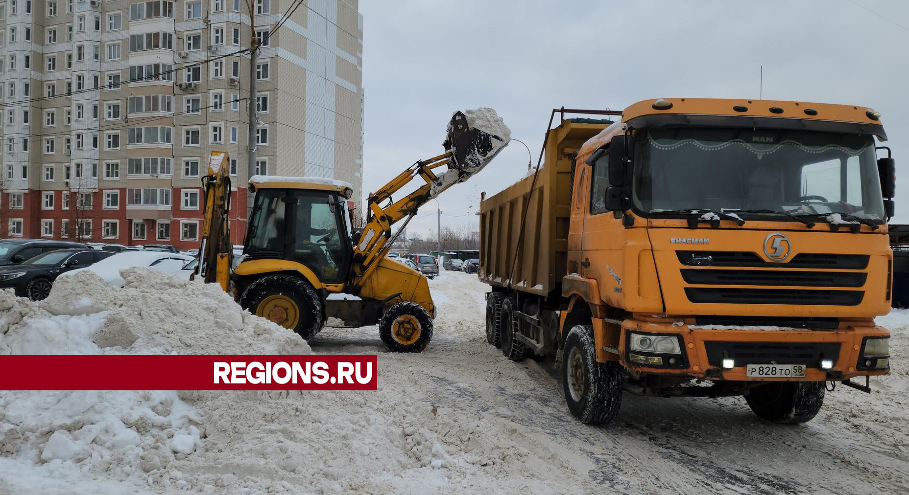 Жители Подольска стали чаще просить убрать снег