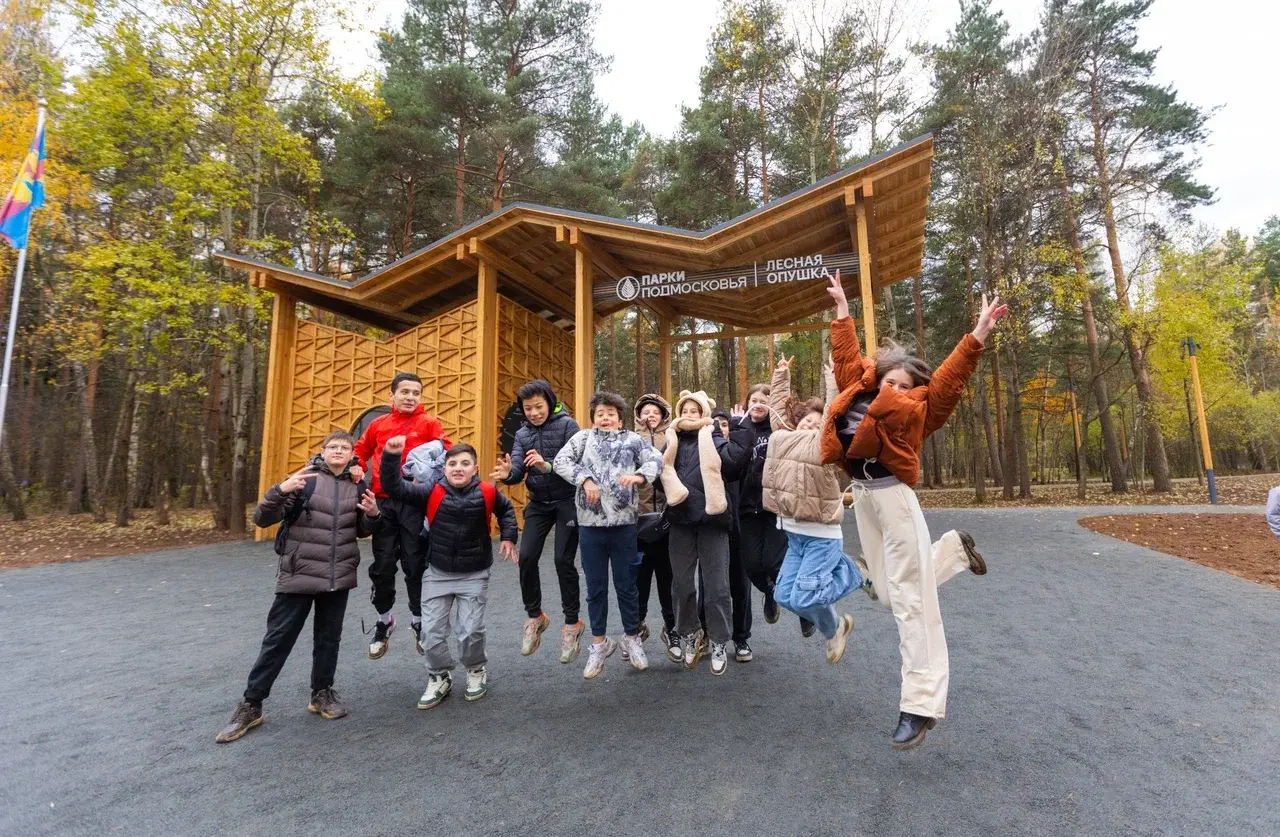 В прошлом году в Люберецком округе благоустроили парк «Лесная опушка»