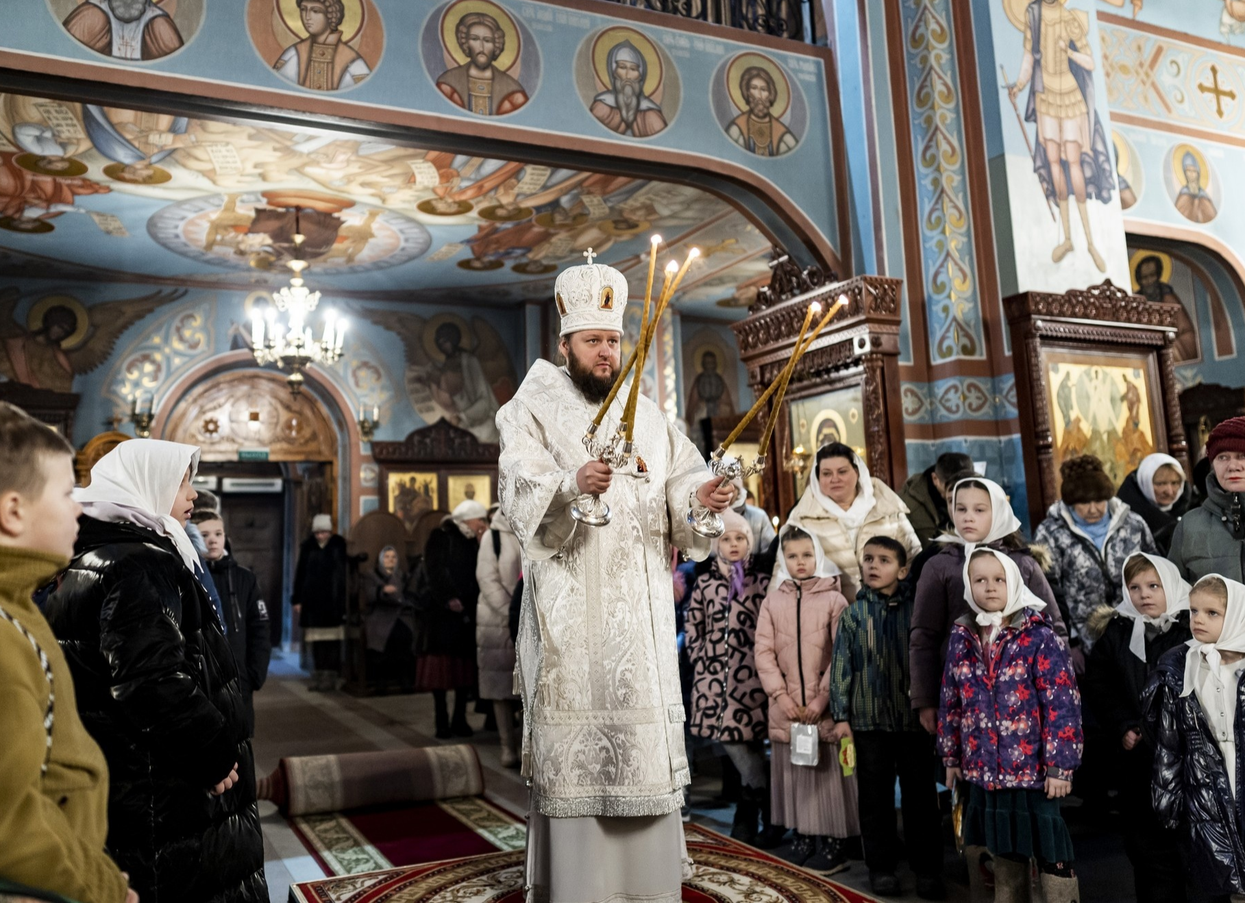 Архиепископ Подольский и Люберецкий Аксий совершил Божественную литургию в Домодедово