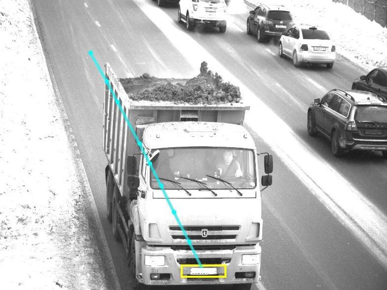 Незаконную транспортировку строительного мусора помогают фиксировать камеры