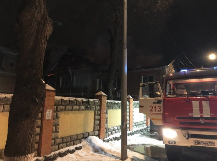 В жилом доме в деревне Каурцево произошел пожар