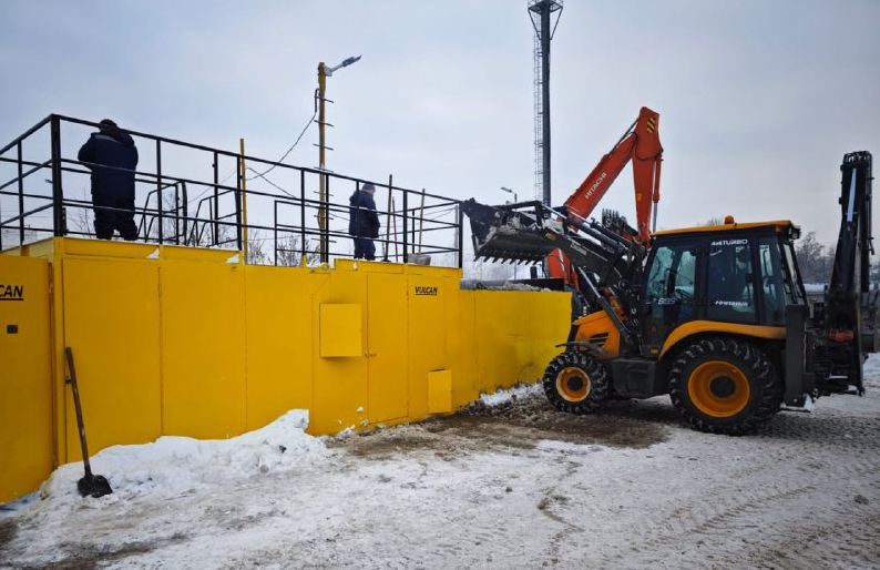 Не складируют: Более шести тысяч кубометров снега расплавили в Красногорске на прошлой неделе