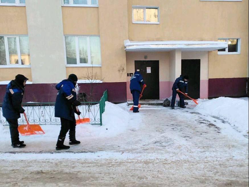 Воскресенским коммунальщикам необходимо нарастить темп уборки снега