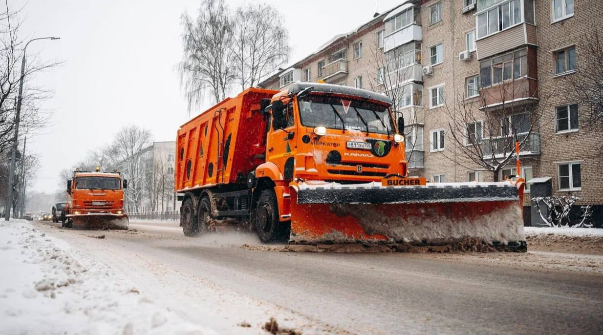 Дорожные службы очистили порядка 9 тыс. дорог Подмосковья за ночь