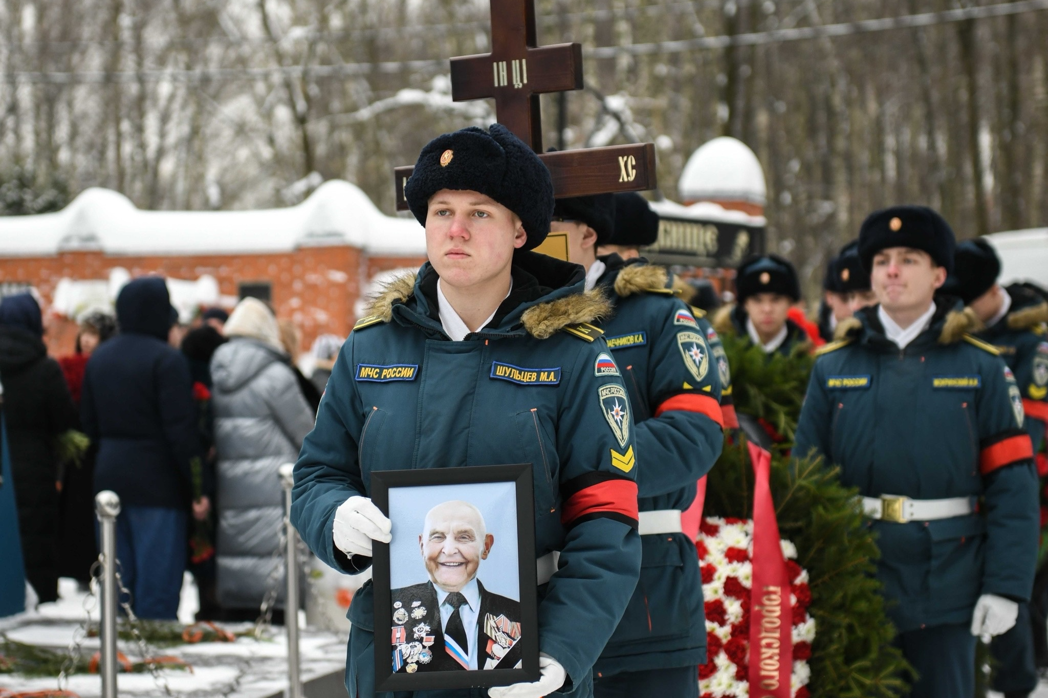 В Химках простились с ветераном Великой Отечественной войны Юрием Двойкиным