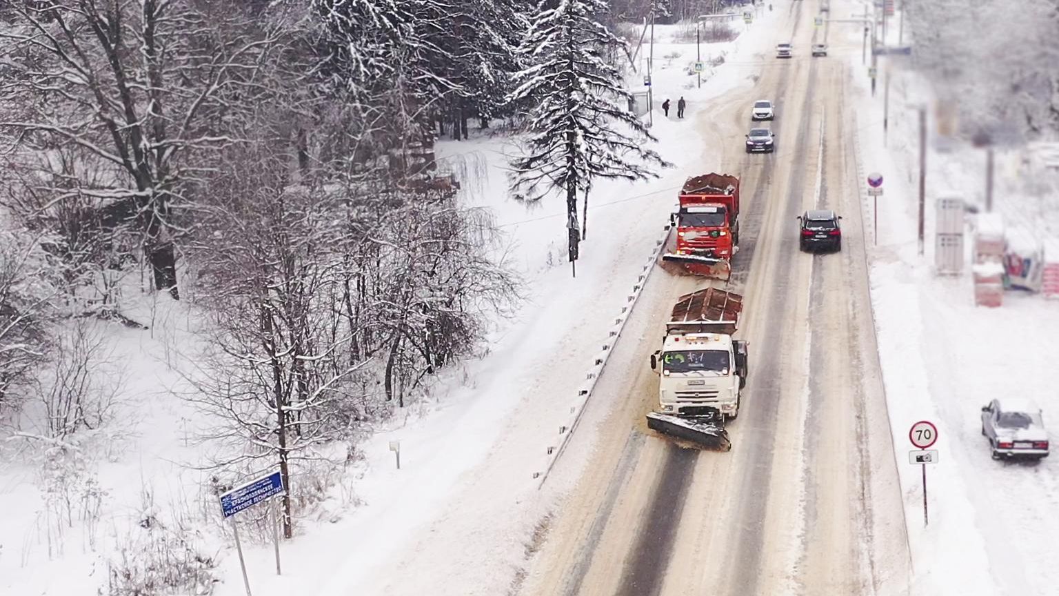 Автолюбителей Подмосковья призвали соблюдать ПДД в снегопад