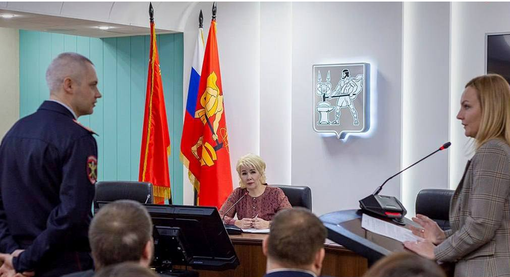 Правоохранительный блок и работники администрации Электростали обсудили вопросы безопасности на предстоящих выборах Президента России