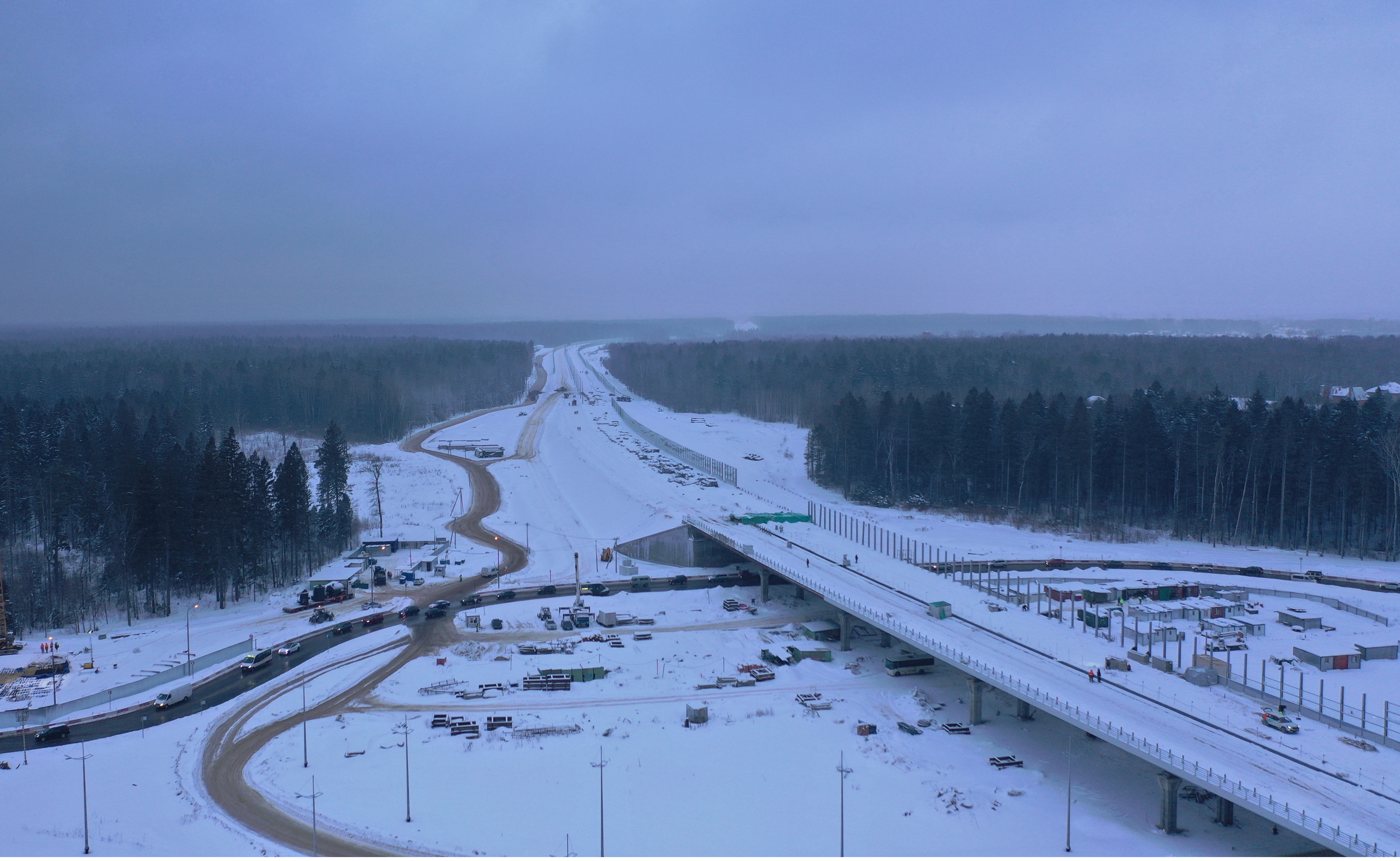 Строительство Мытищинской хорды, реконструкция Пироговского и Афанасовского шоссе завершится к концу года