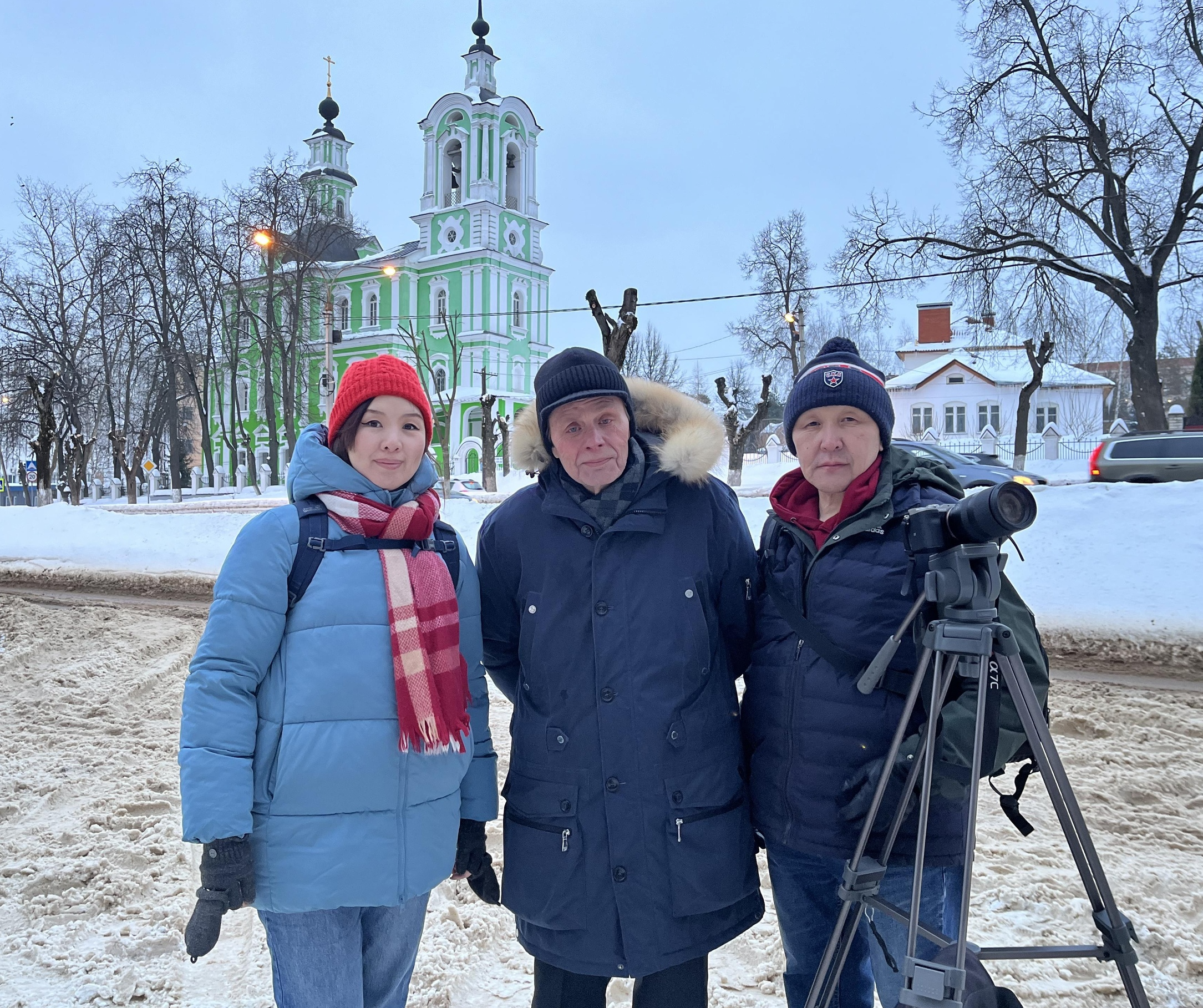 Съемочная команда из Якутии снимает документальный фильм в подмосковном Дмитрове