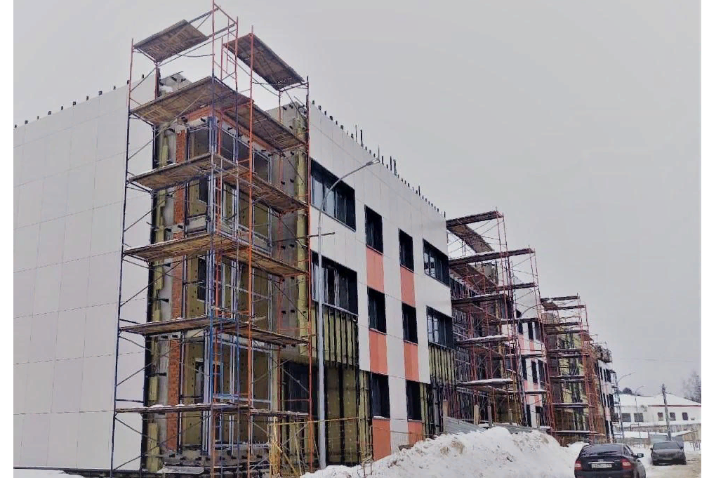 Сорок шесть квартир для переселенцев почти готовы к сдаче в эксплуатацию в Ликино-Дулеве