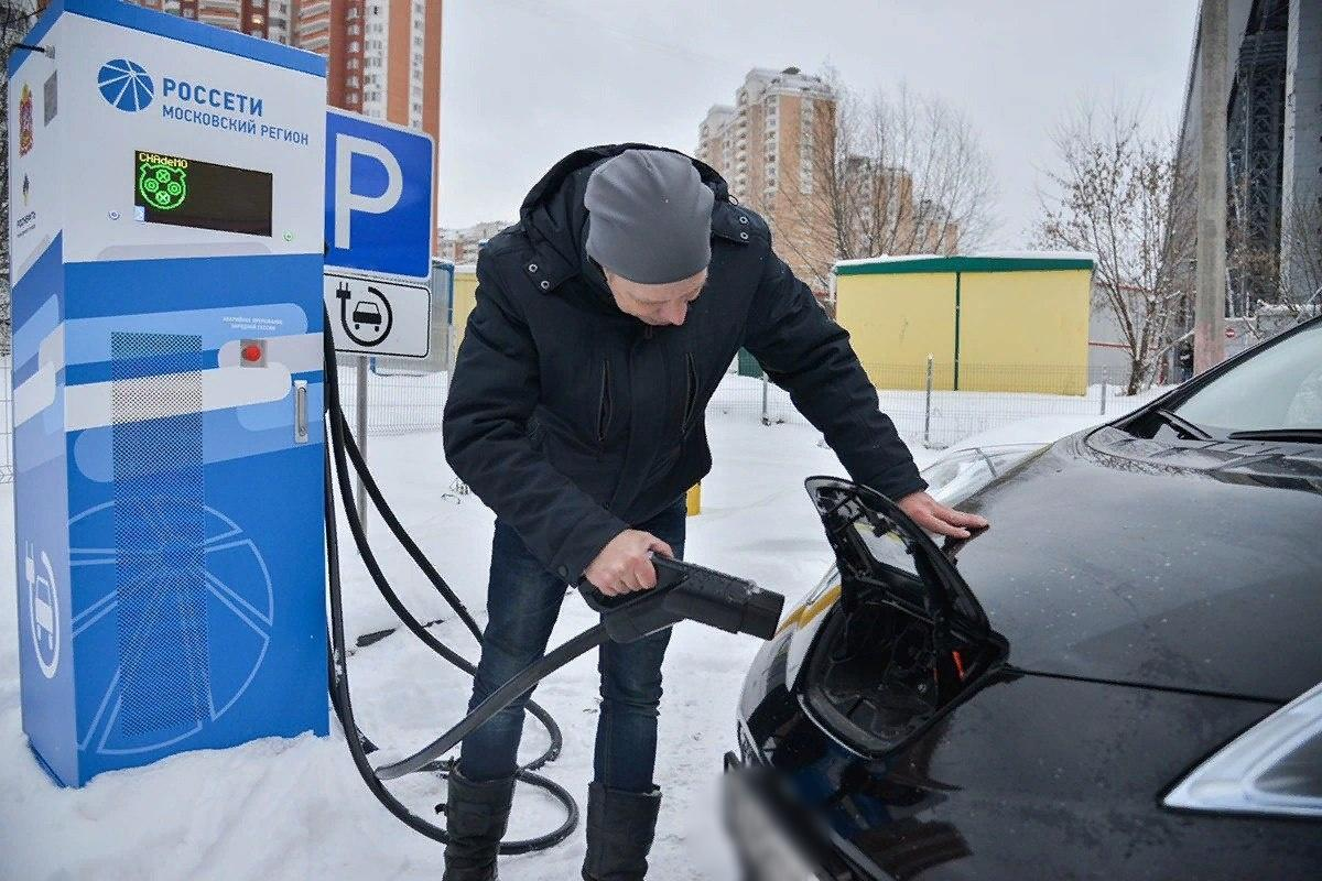 Зарядить электромобиль в Чехове можно в шести местах