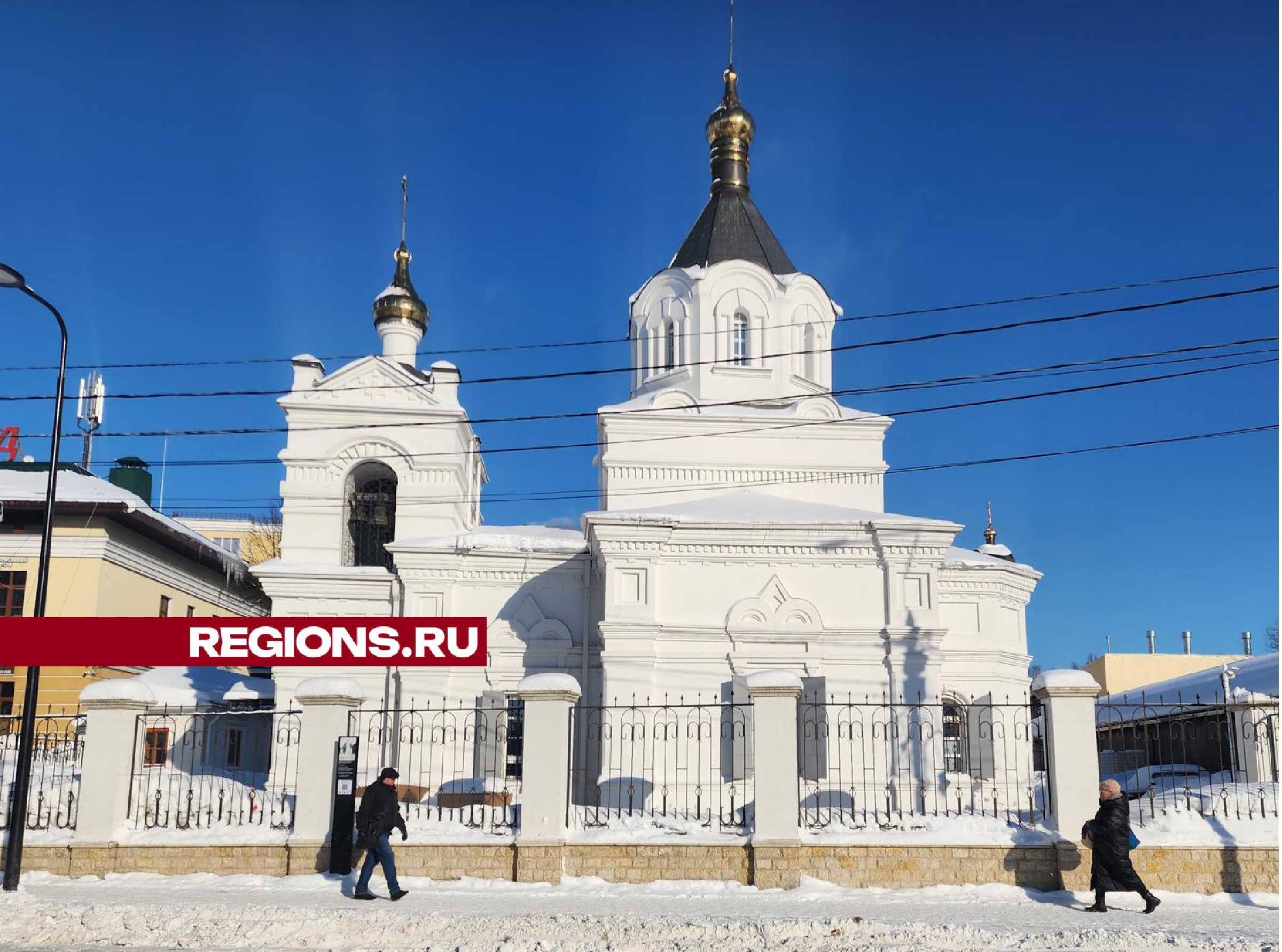 В Звенигороде завершают роспись храма Александра Невского
