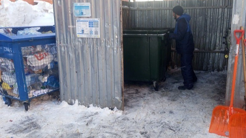 В округе вывезли мусор с улицы Чернышевского, 1