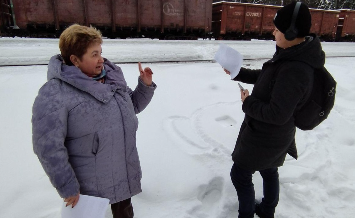 Пушкинцы обновили знания о безопасности на железной дороге во время рейда на станции Правда