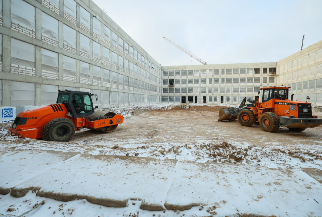 Андрей Воробьев: в Котельниках строят большую школу на две тысячи мест