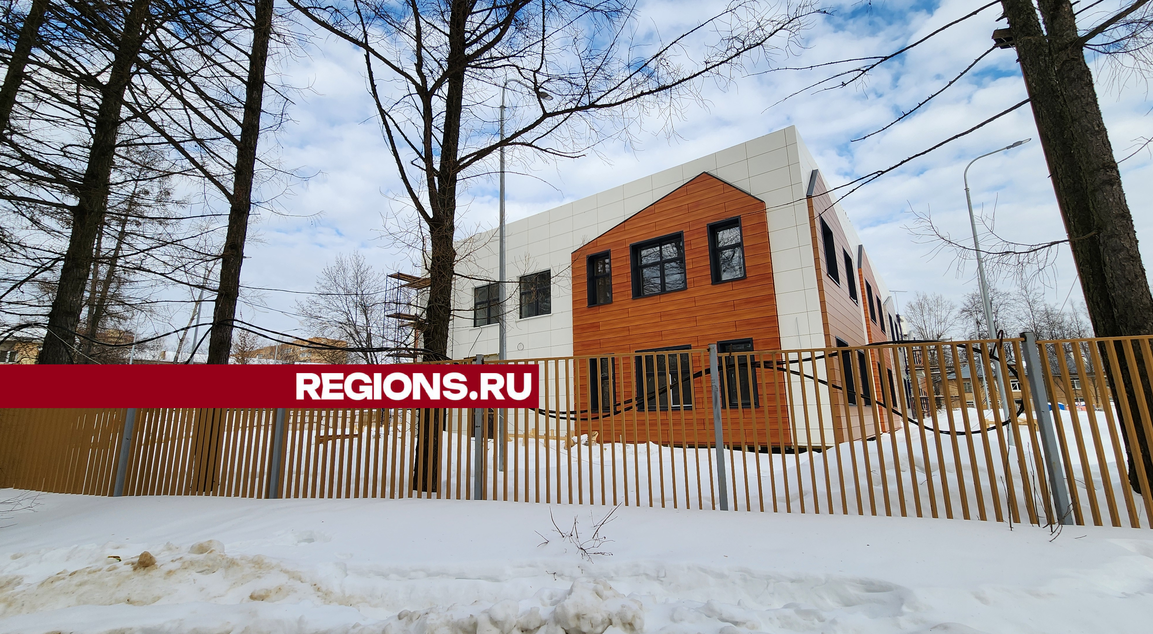 Детский сад в Климовске достроят к сентябрю