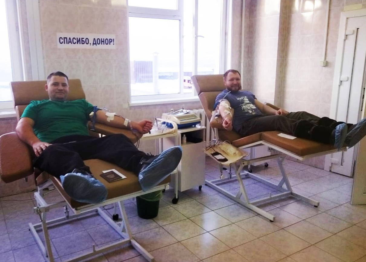 Волоколамские спасатели приняли участие в донорской акции «Помочь без лишних слов»