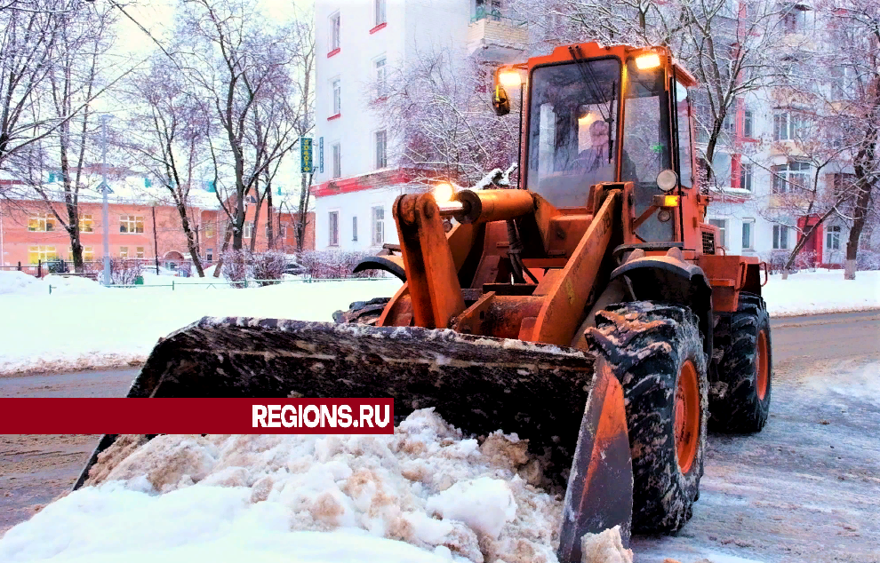 За уборкой снега в Лыткарине следят при помощи современных технологий