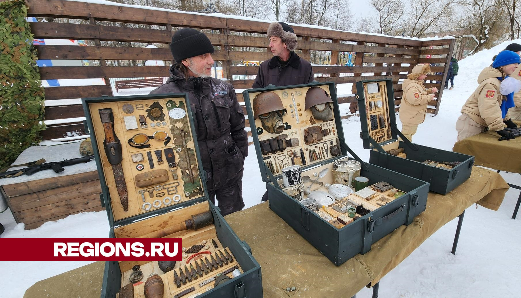 Оружие и личные вещи солдат ВОВ представили на передвижной выставке в Солнечногорске