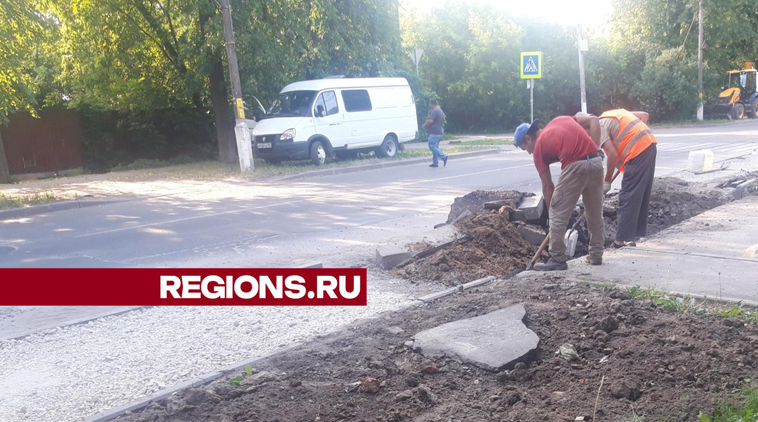 Новый тротуар появится в микрорайоне Звягино Пушкинского округа