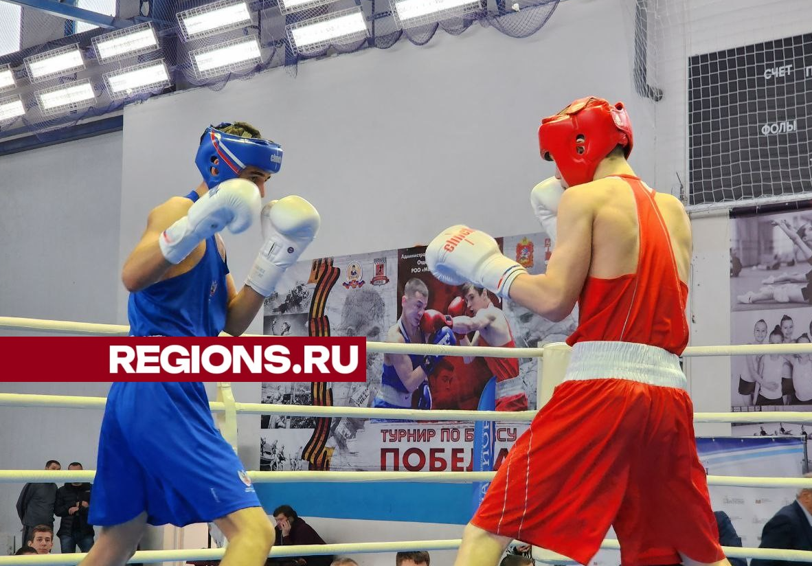 Спортсмены из Можайска сражаются за победу на Первенстве Московской области по боксу