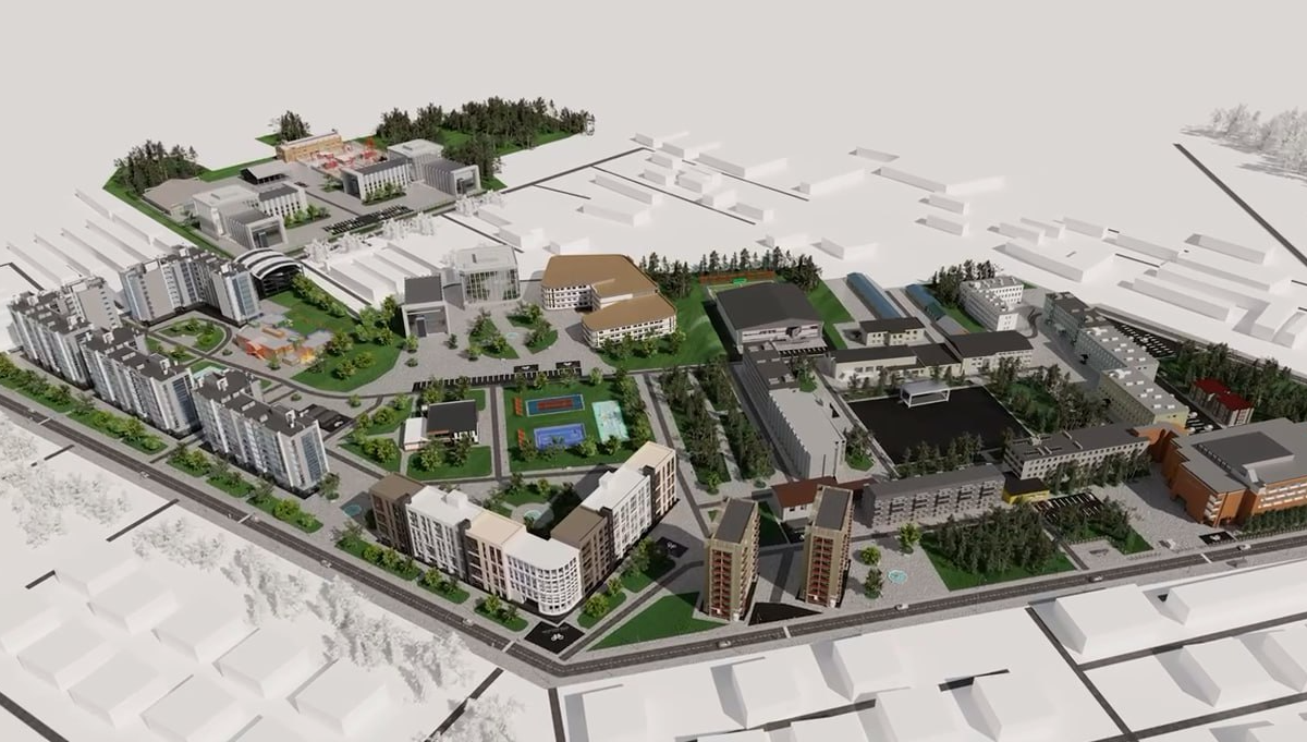 Современный кампус появится на месте заброшенных зданий возле университета «Дубна»