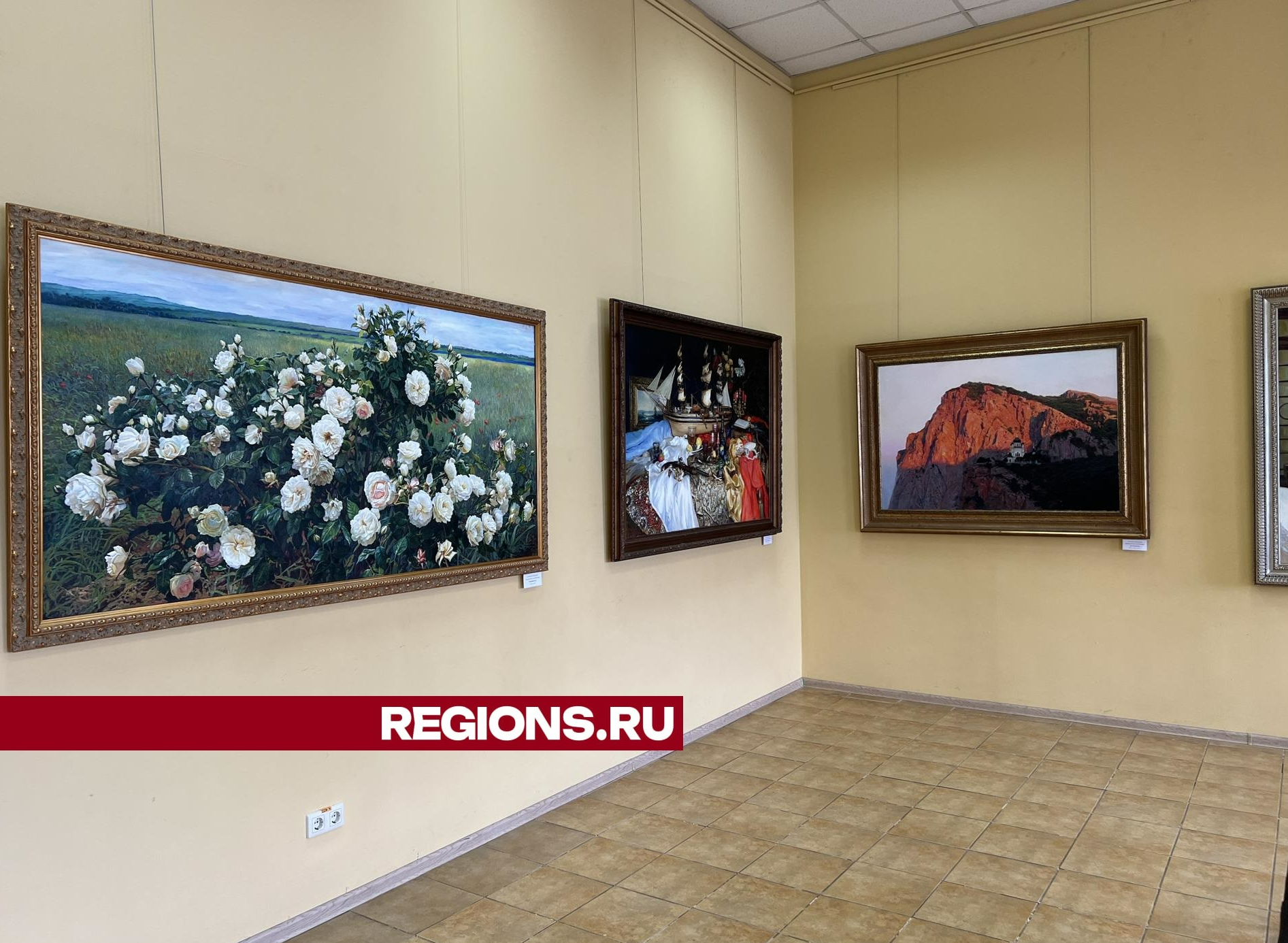 Известные художники-супруги открыли выставку картин про любовь к родине в Солнечногорске