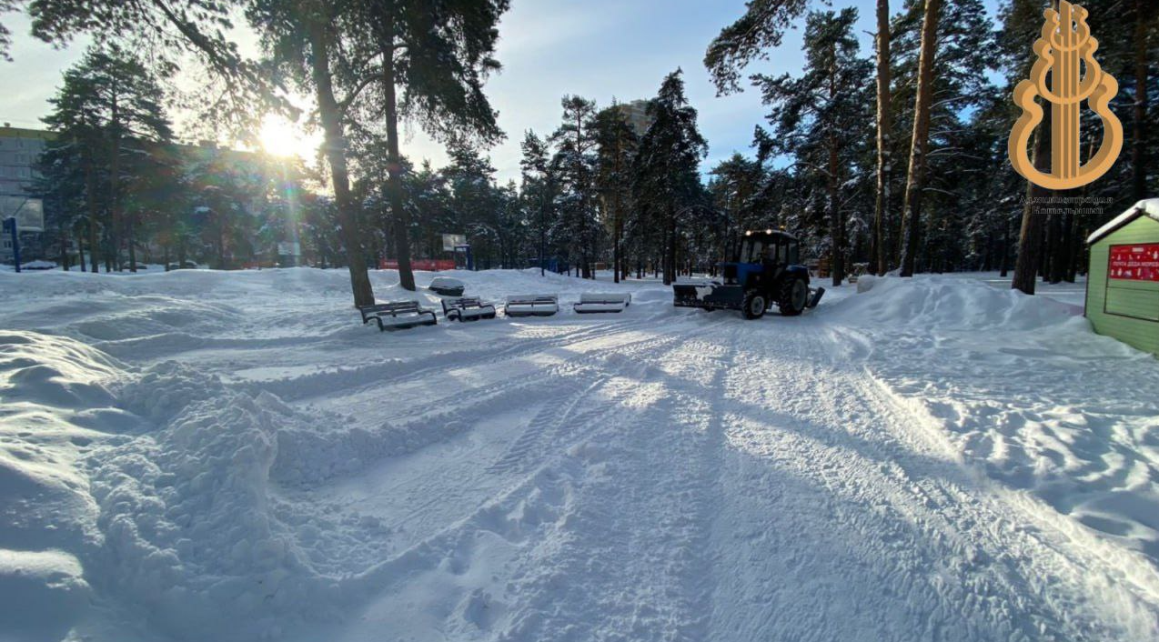В Кузьминском лесопарке к мероприятию «Стартуют все!» провели снегоуборочные работы