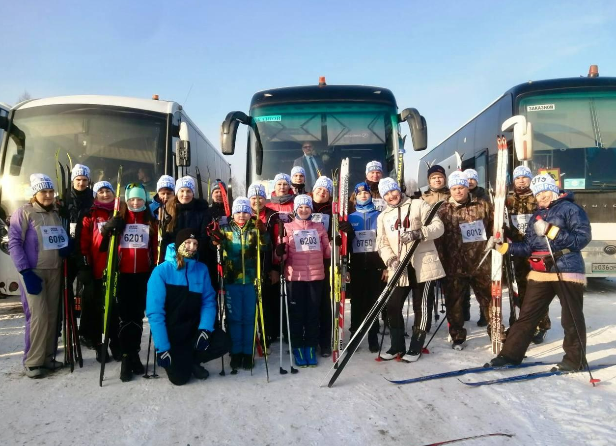 Спортсмены из Солнечногорска приняли участие во Всероссийской лыжной гонке