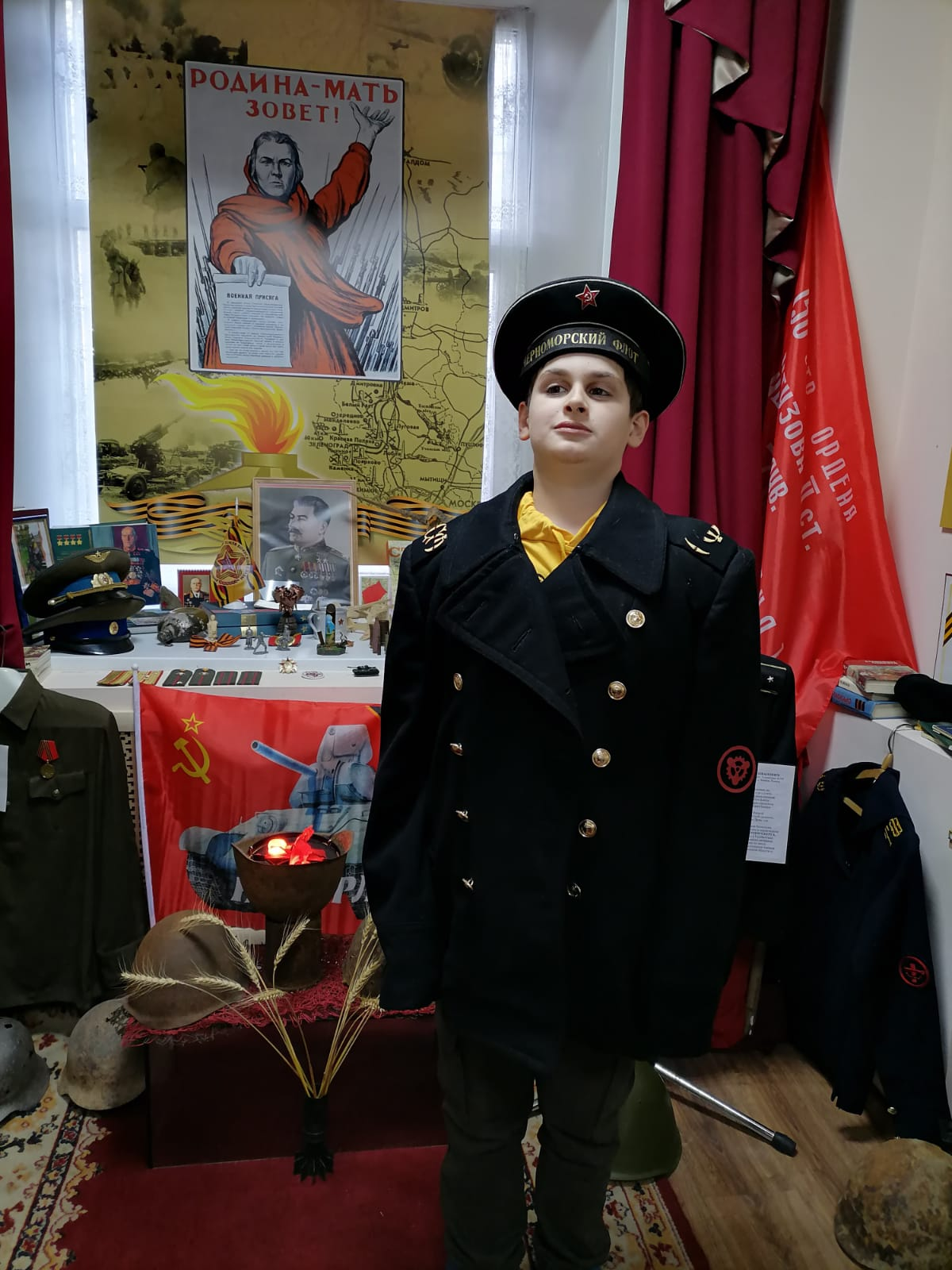 В краеведческий музей «Красная Поляна» приехали ребята из Дмитровского семейного центра