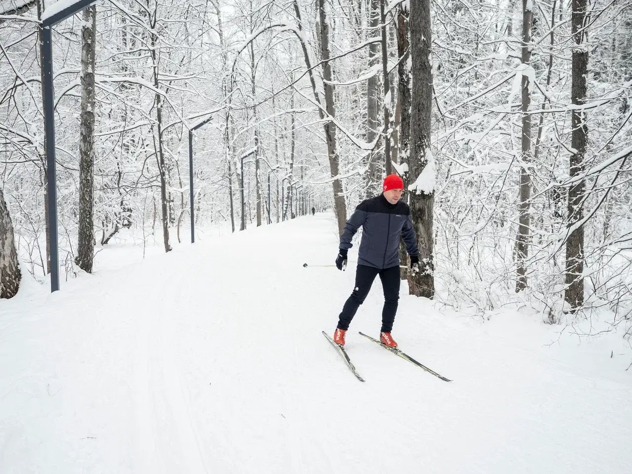 Спортсменам из Дубны доступны три освещенных лыжных маршрута разной протяженности