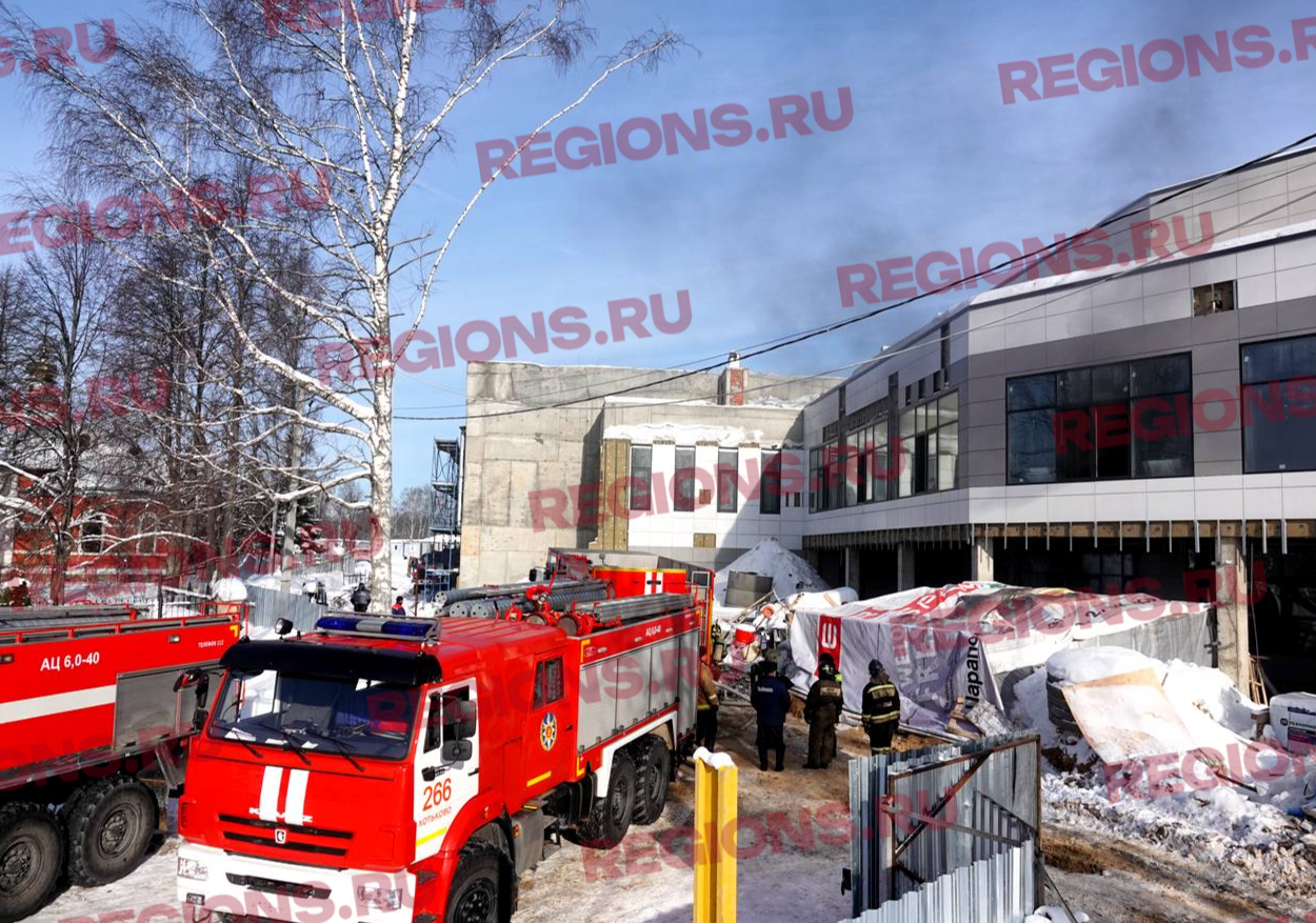 Пожар в здании физико-математического лицея в мкр-не Семхоз ликвидирован