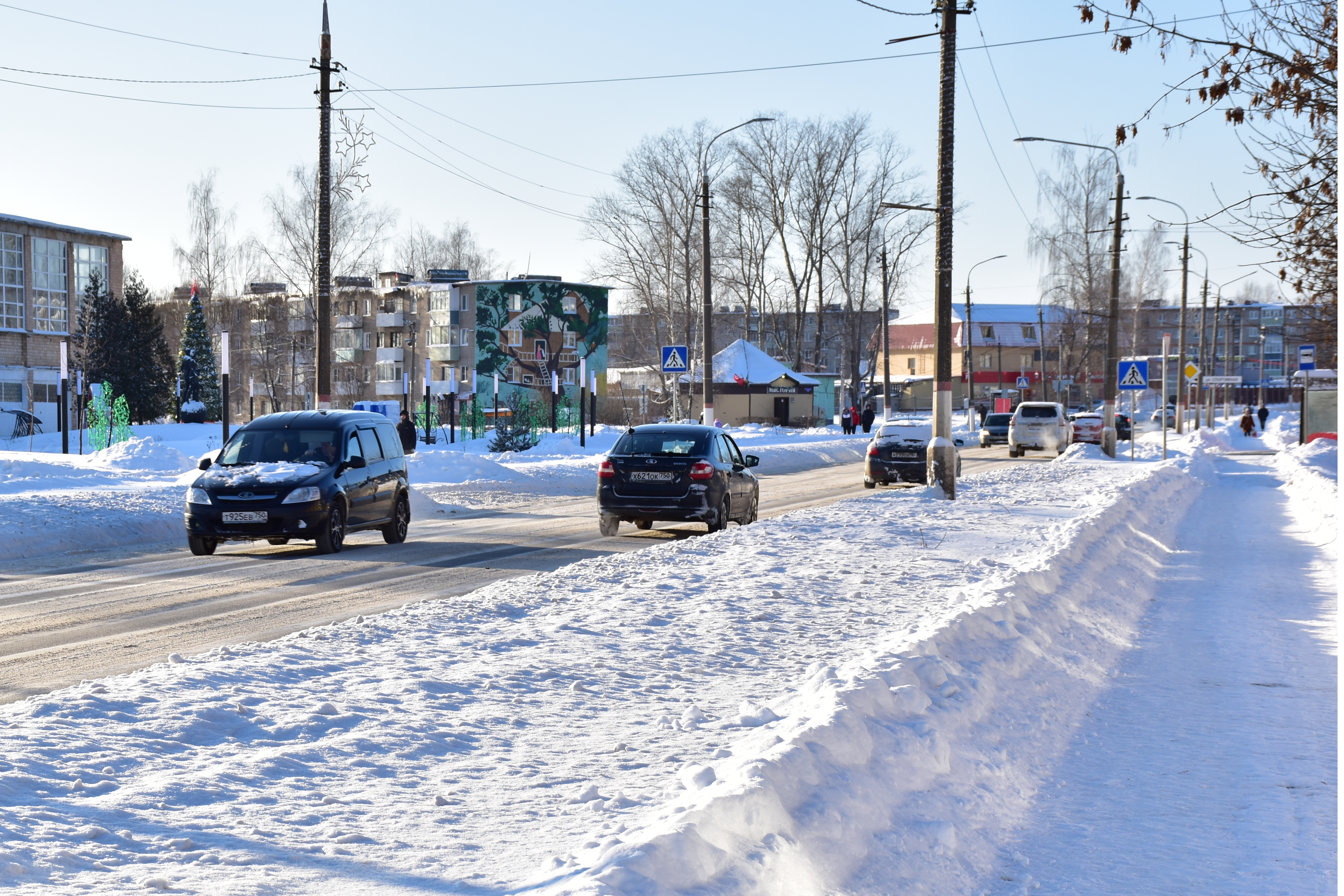 Высокая загруженность на Дмитровском шоссе наблюдается вечером 22 февраля