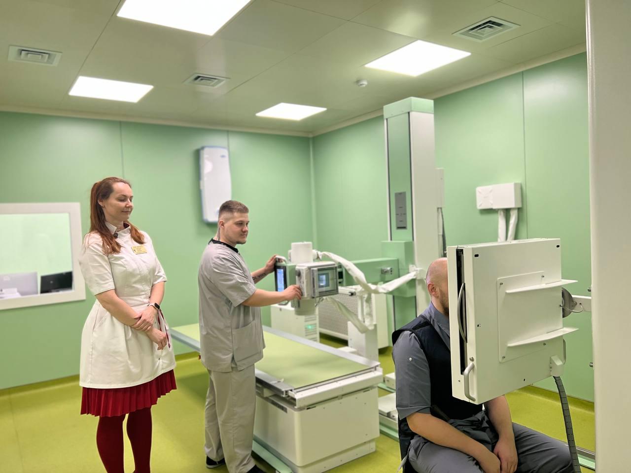 Снижает лучевую нагрузку: новый рентген-аппарат установили в Лобненской поликлинике