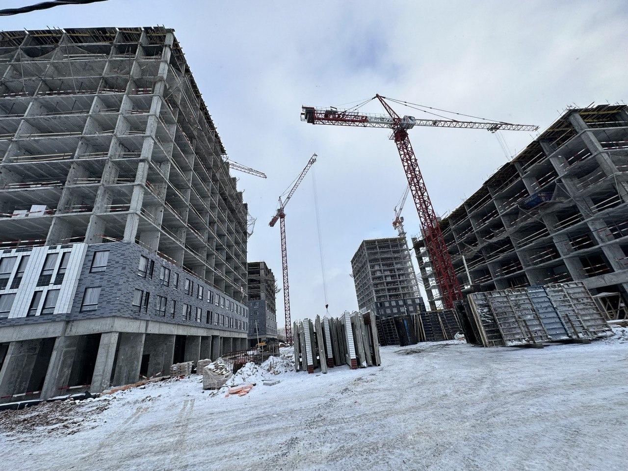 Половину домов в комплексе «Ярославский квартал» достроят в следующем году