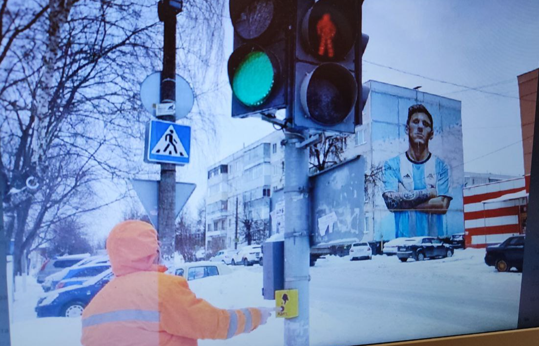 Светофор на улице Советская работает исправно