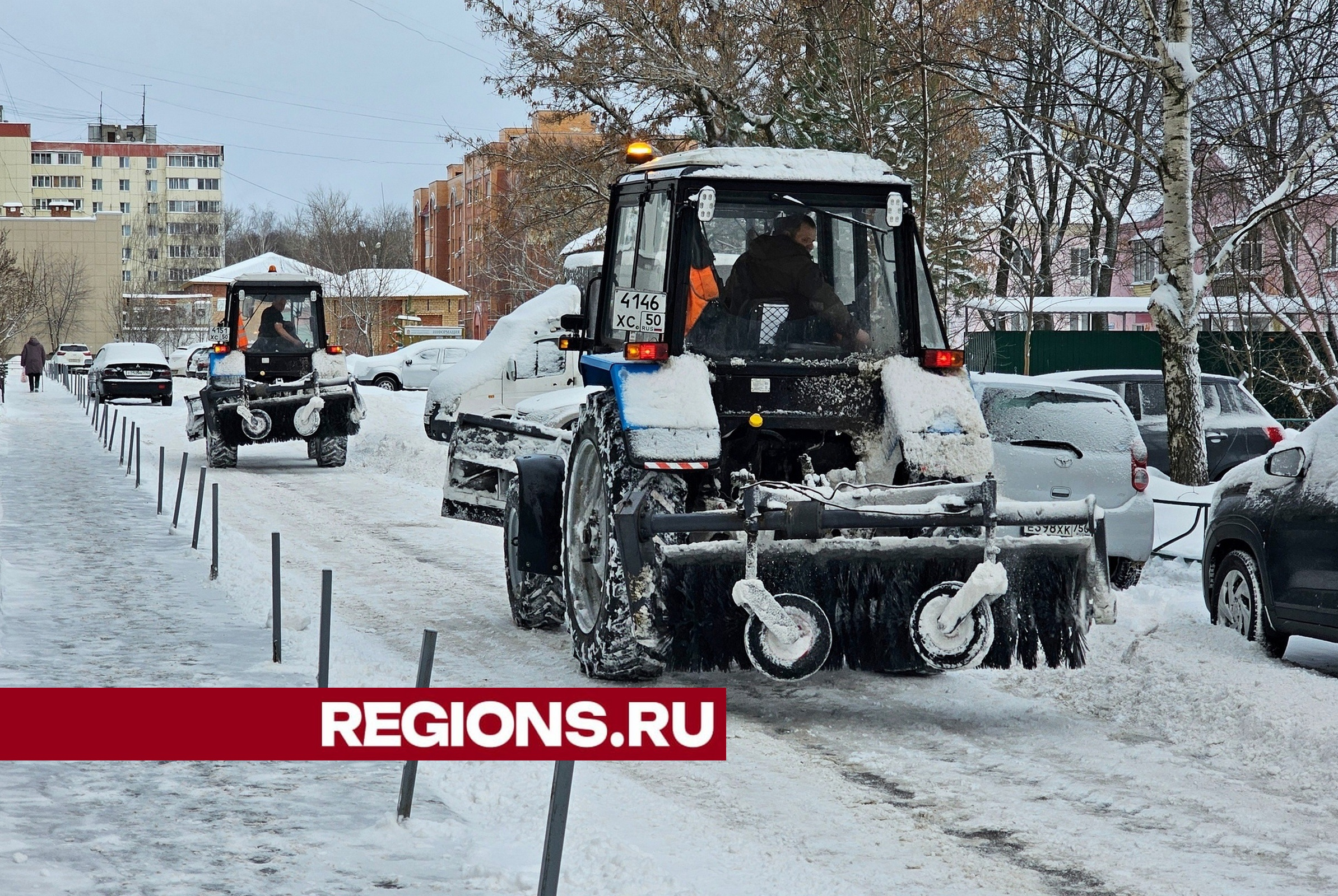 Луховицкие дорожники расчистят от снега 27 дворовых территорий