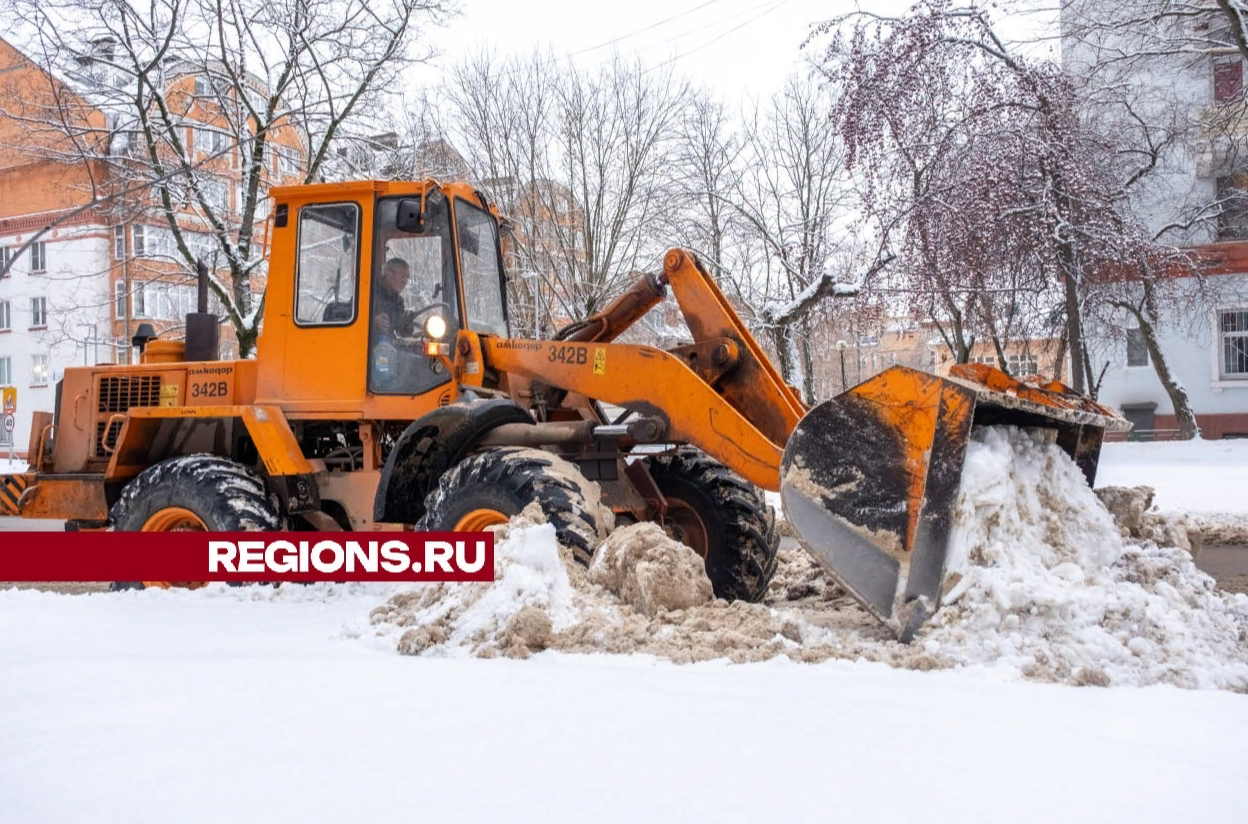 Лыткаринские предприятия помогли расчистить город от снега