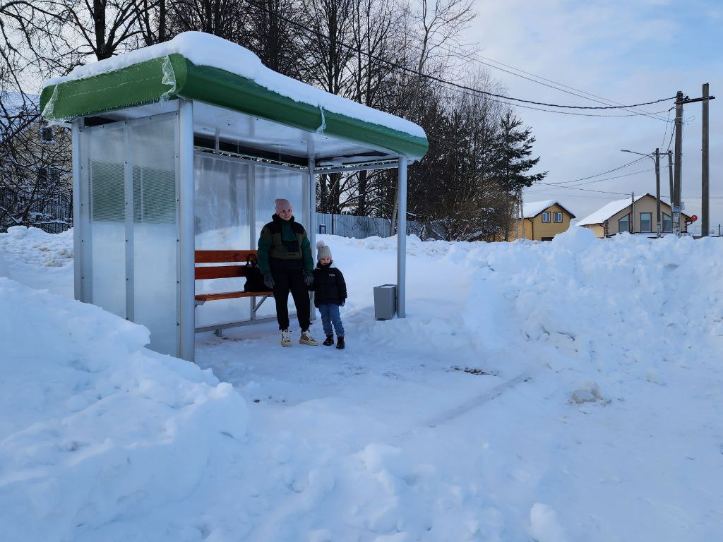 Автобусы в округе работают по фактическому расписанию из-за снегопада
