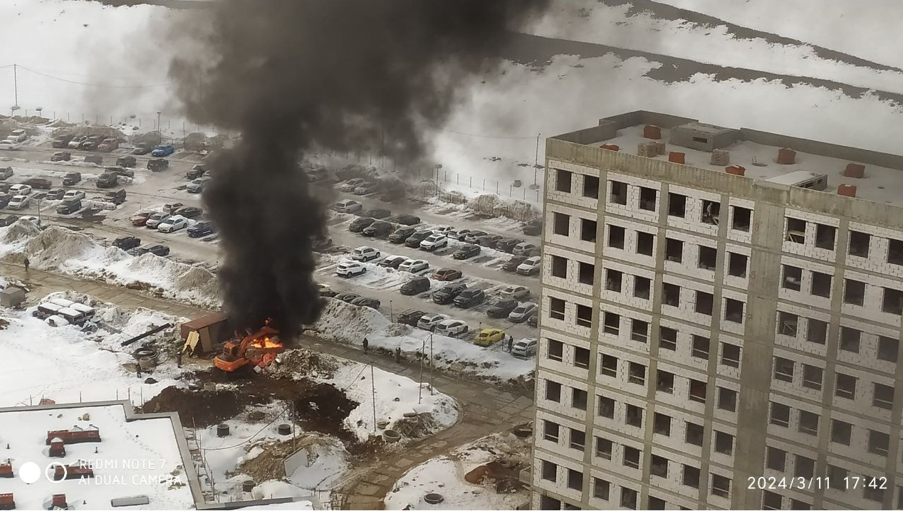 Недалеко от Жуковского вспыхнул второй за день пожар