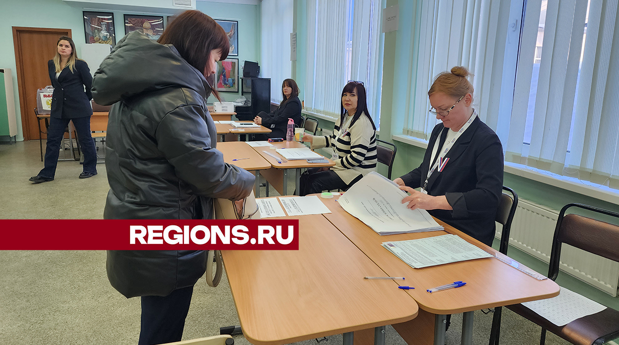 Первые избиратели в Пушкино отдали голоса на выборах президента России |  REGIONS.RU / Пушкино