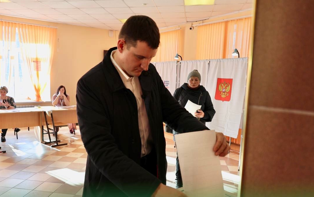 Глава Павлово-Посадского округа проголосовал на президентских выборах